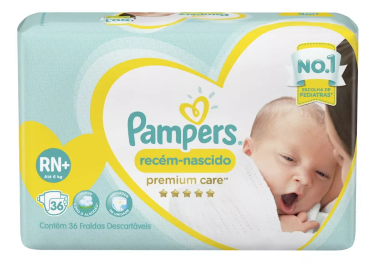 Terceira imagem para pesquisa de fralda pampers premium care