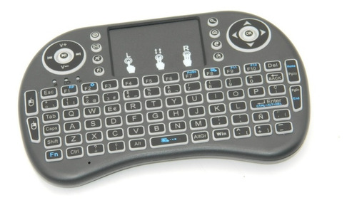 Mini Teclado Inalámbrico Usb Con Luz Para Laptop Smart Tv Pc