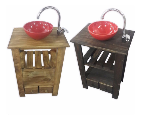 Combo Set Bacha Griferia Vanitory Baño Super Oferta 55cm