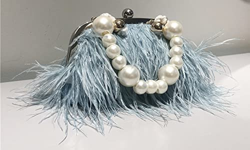 Bolsos De Noche Y Bolsos De Mano De Plumas De Avestruz Espon