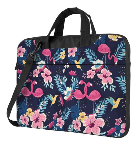 Laptop Case Bag Tropical Flamingo Print Slim Computer