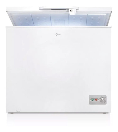 Freezer Horizontal Midea 198 Litros Luz Led Clase A Ruedas