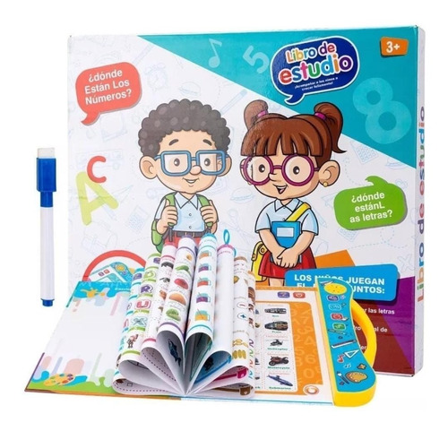 Libro Didáctico Interactivo Para Niños En Español E Inglés 