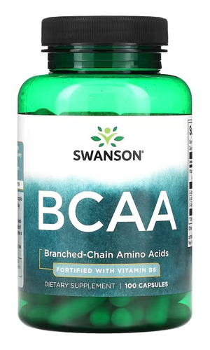 Swanson Bcaa Aminoácidos Cadena Ramificada/vit B6 100cap Sfn