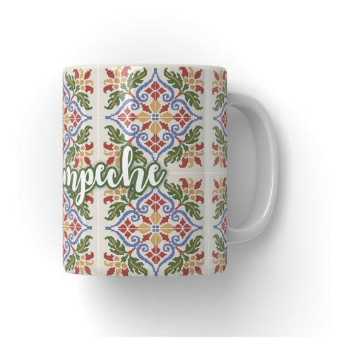 Imagen 2 de 2 de Taza De Pisos Tradicionales De Campeche
