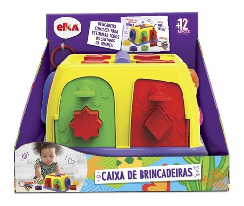 Brinquedo Infantil Caixa De Brincadeiras - Elka 1135