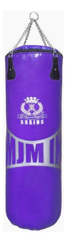 Costal Saco Cadena Box Mma Kick Boxing 90cm Mjm In Color Morado