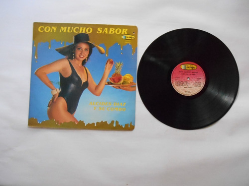 Lp Vinilo Alcides Diaz Conjunt Con Mucho Sabor Colombia 1993