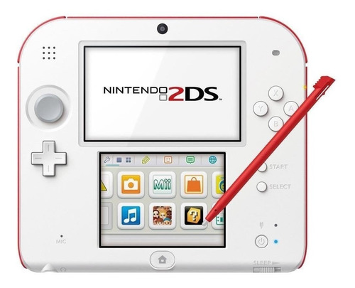 Nintendo  3DS 2DS New Super Mario Bros. 2 color  blanco y rojo