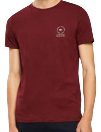 Playera De Hombre Tommy Hilfiger 7914 Logo Circle Chest 14p