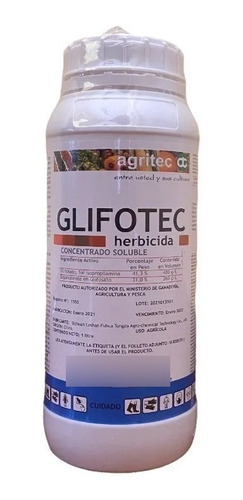 Herbicida, Mata Yuyos, Glifosato - 1 Litro 