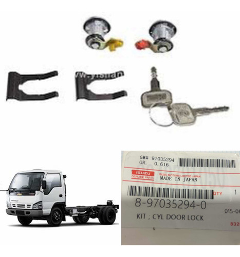 Kit Cerradura Puerta Chevrolet Npr Nkr Nhr Isuzu