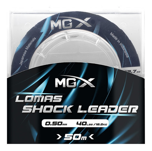 Mgx Monofilamento Shockleader 0.50mm - 50m / Transparente