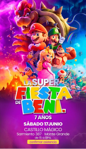 Invitación Digital Mario