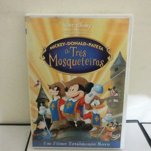 Dvd Os Três Mosqueteiros - Mickey, Donald E Pateta