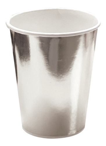 Vasos X 6 Dorados Lunares Polipapel Fiesta Año Nuevo Navidad