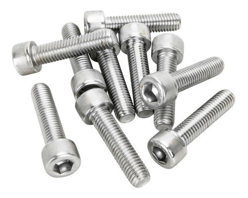 Imagem 3 de 3 de Parafuso Allen Inox Cab. Cilíndrica M6 X 20 Pct C/ 10 Pçs
