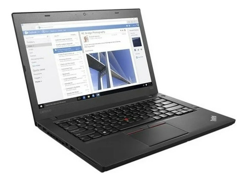 Laptop Lenovo Thinkpad T470s, Core I7-7th, 8gb Ram, 256gb M2 Negro (Reacondicionado)