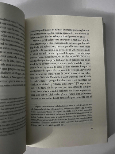 Cartas De La Época De Ibiza- Walter Benjamin, W,-2 (Usado)