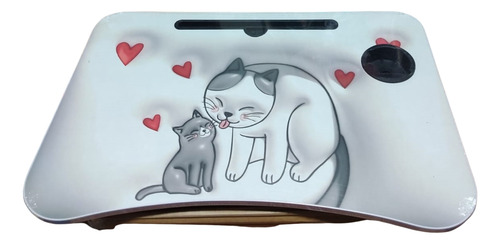 Mesa Plegable Para Laptop De Madera Soporte Estudio Kawaii
