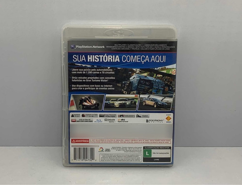 Gran Turismo 6 Playstation 3 Jogo Original Ps3 Mídia Física (Recondicionado)