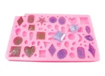 Comprar Molde Silicona Mini Gemas Abecedario Artesanias Joyeria