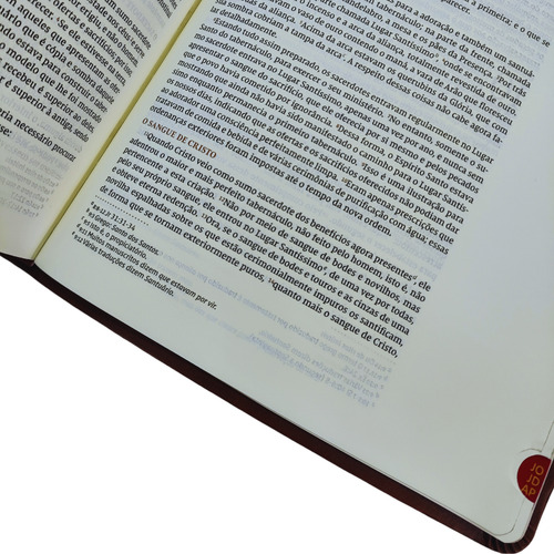 Biblia Nvi Bible Journaling Leitura Perfeita Com Espaço Para Anotações Capa Couro Soft Marrom Com Indice