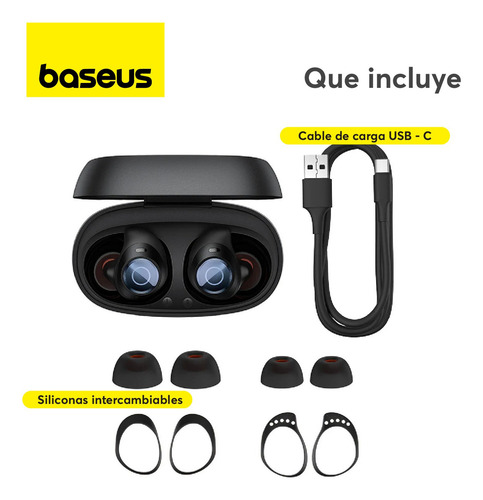 Audífonos Bluetooth Baseus Bowie Ma20 Pro con Cancelación Activa de Ruido