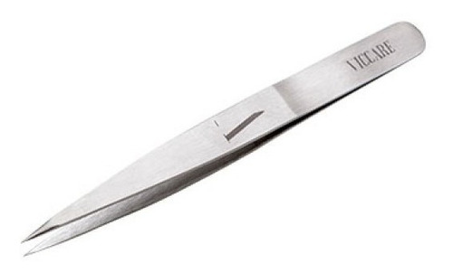 Pinça Ponta Fina Inox - Linha Premium Viccare