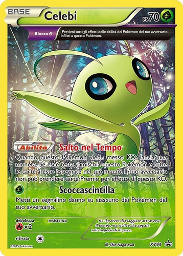 Celebi Pokémon Tcg Carta Original Eng