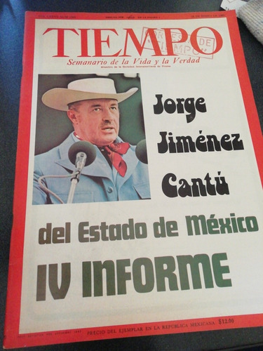 Revista Tiempo Semanario De La Vida Y La Verdad Jorge Jiméne