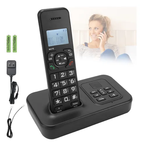 Tel fono Inal mbrico Con Pantalla Y Contestador Autom tico Env o