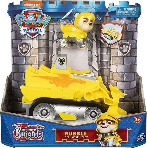 Paw Patrol Vehículo Caballeros De Lujo Rubble 