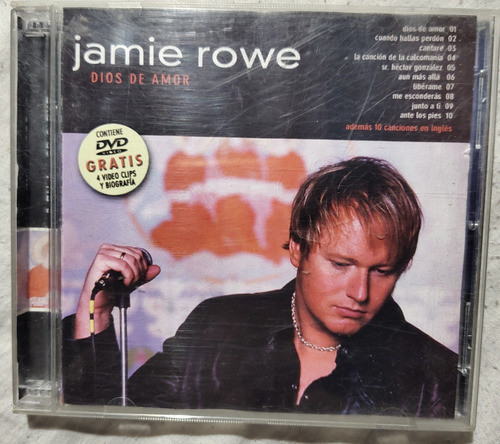 Jamie Rowe - Dios De Amor - Cd + Dvd - Música Cristiana