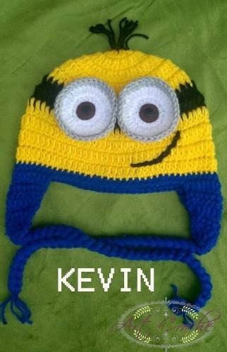 Imagem 4 de 6 de Touca Croche Minions Meu Malvado Favorito - Frete Econômico