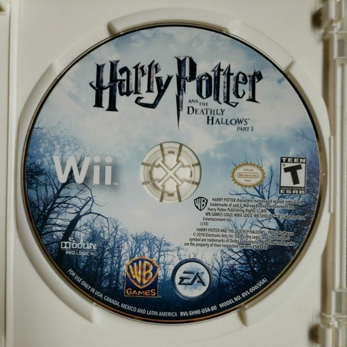 Harry Potter And The Deathly Hallows Part I - Nntendo Wii (Usado)