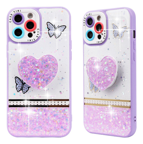 Funda Con Soporte Corazón Para Huawei Motorola iPhone Y Oppo