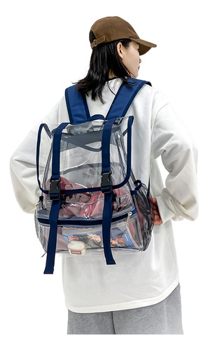 Large Capacity Transparent Multi Function Backpack