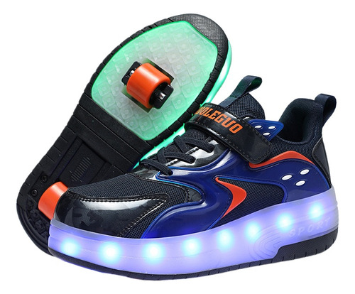 Zapatos De Patinaje Sobre Ruedas De Iluminación Infantil