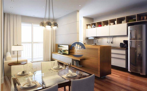 Imagem 2 de 13 de Apartamento Com 2 Dormitórios À Venda, 63 M² - Campestre - Santo André/sp - Ap0299