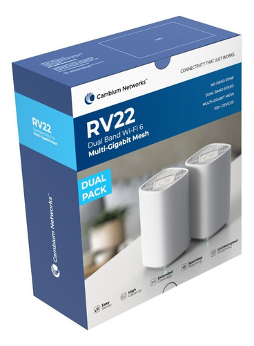 Router/node Cambium Networks Rv22 Wi-fi 6 Mesh Para El