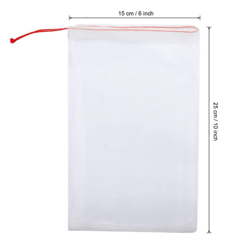 Ba 50 Piezas Bolsas Protección Frutas Bolsas Red Jardín