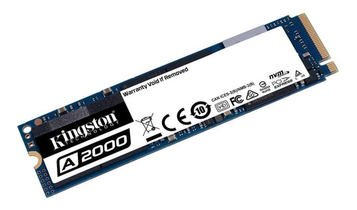 Disco Sólido Ssd Kingston A2000 1 Tb M.2 2280 Nvme Pcle