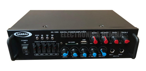 Imagen 2 de 7 de Combo Consola Potenciada Bluetooth Usb + 2 Bafles 15´´ 300w