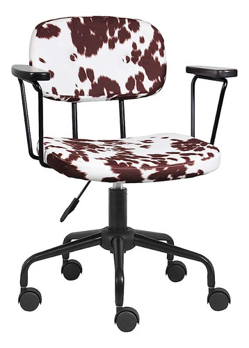 Gia Barnyard Ayrshire Cow Pattern Home Office Task Chair Con