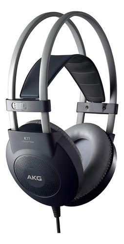Akg K77 Auricular Estudio Grabación Músico Box Profesional Color Negro mate