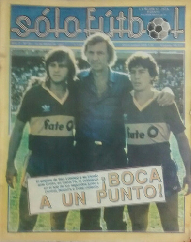 Revista Solo Futbol N°89 Boca,poster Quilmes,figuritas Merlo