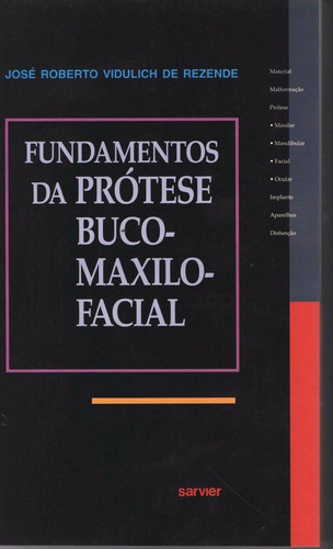 Livro - Fundamentos Da Protese Bucomaxilofacial