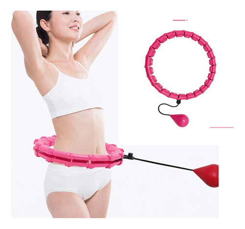 Hula Hoop Desmontable Ajustable Portátil 24 Secciones