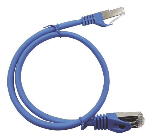 Imagen 1 de 3 de Patch Cord Cable De Red Cat 6a 10gb Certificado X 2 Metros